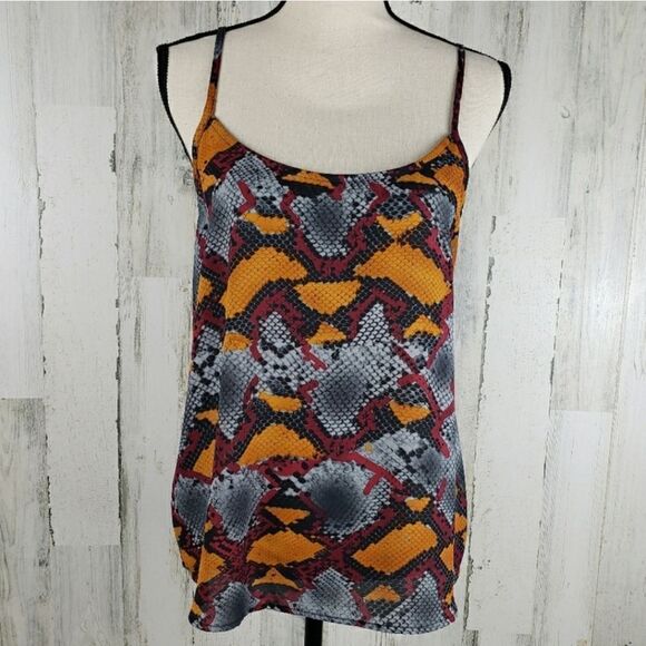 Allison Joy Snake Print Tank Sz S - Picture 1 of 7